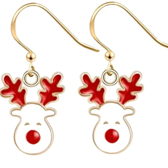 5/$25 CHRISTMAS Reindeers Jewelry Sale 100+ STYLES EARRINGS SALE DANGLE EARRING - Picture 1 of 7